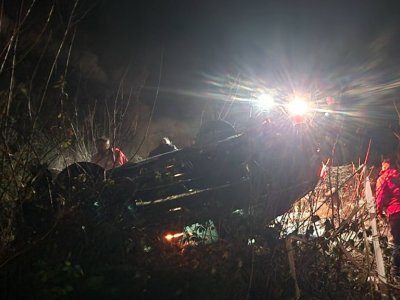 Vozilo sletjelo s nedovršene autoceste u BiH, mještani i GSS spasili unesrećenu osobu