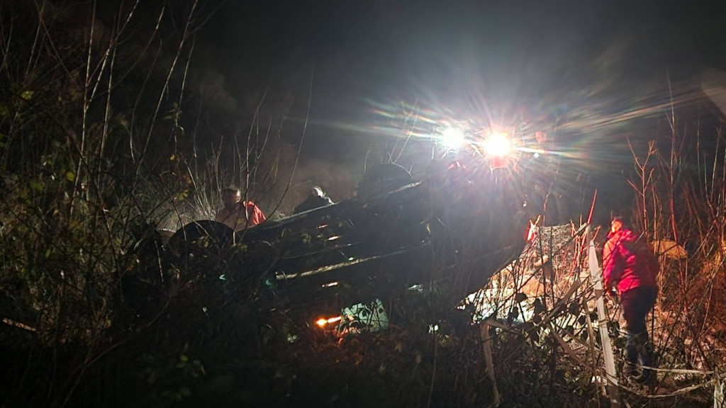 Vozilo sletjelo s nedovršene autoceste u BiH, mještani i GSS spasili unesrećenu osobu